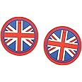 Union Jack UK Flag Style Soft Silicone Cup Holder Coasters compatible with MINI Cooper R55 R56 R57 R58 R59 73mm