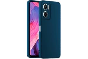 HULLIN Funda de Silicona Colorida para Teléfono, Adecuada para Redmi 10 5G (6.58") - Azul Zafiro
