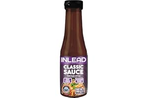 INLEAD - Classic Sauce - Light | Perfekt Zur Diät | ohne Fett & ohne Zuckerzusatz | wenig Karlorien | Ideal zum Grillen & als Salat-Dressings | Zero Sauce - 350ml (Teriyaki Style)