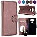 Produktbild LG G6 Hülle,Carols LG G6 Handyhülle, Spiegel Schutzhülle für LG G6 Hülle mit Make Up Ultra-Slim Mirror Case,[Geprägter Schmetterling] PU Leder Flip Case Cover Handy Schutz Brieftasche Handytasche Schale Wallet Karte Card Slots Kreditkarten Protektiv Etui Abdeckung Kartenfächer Hüllen für LG G6 - Braun