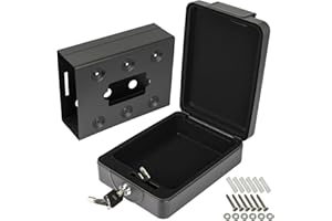 HMF 307-02 Skrzynka śrubowa, Skrzynka przepływowa do kampera i łodzi 20 x 15,5 x 7 cm, czarny