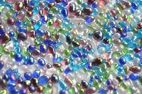 100g Deko Mosaiksteine Mini Glaskiesel 2-6mm bunt ca. 900 St. - 2