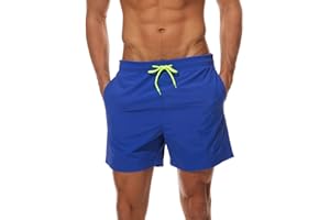 Arcweg Badehose für Herren Jungen Badeshorts für Männer Kurz Vielfarbig Schnelltrocknend Beachshorts Boardshorts Strand Shorts Trainingshose mit Mesh-Futter und Verstellbarem Tunnelzug