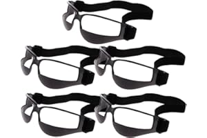 ‎B BAOSITY B Baosity 5er Set Basketball Dribble Brillen Sport Dribbelbrille Eyewear für Trainingshilfe - 5pcs Schwarz