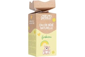 Eau de senteur bébé fille et garçon 50ml ● Eau de bébé naturelle fabriquée en France ● Parfum sans danger : sans alcool ni colorants ● BEBIOU Nature & Senteurs