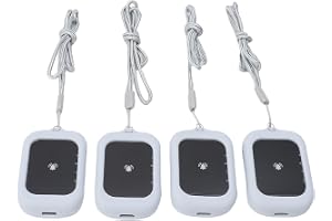 Asixxsix Wireless Restaurant Pager -system med 4 Mottagare 800 M Långdistans 3 Prompt Mod, Waterproofing Restaurant Pager Buzzer, för Food Truck Nursery