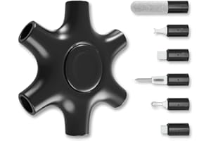 TASSMPITOR Handy Reinigungsset, Reinigungsset für Airpod iPhone, All-in-OneiPhone Reinigungsset für Ladeanschluss Typ C, unzuverlässige Ladeverbindung mit Bürste reparieren, Reinigungsspachtel