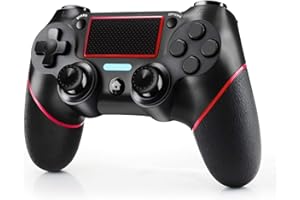 Hbaid Manette sans Fil pour PS-4, PS-4 Controller Gamepad avec Double Vibration, Contrôleur de Jeu à Écran Tactile, Compatible avec PS 4/Pro/Slim