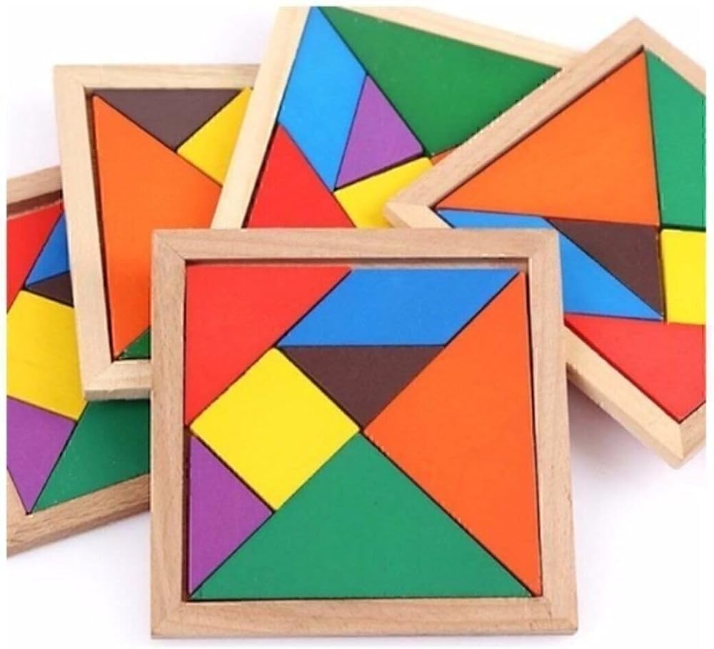 BİGİBU Ahşap Tangram Oyuncak