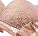 Intimate Portal Women's Chic to Chic Non-wired Soft Cups Nursing Bra Beige Lace 36D 80D