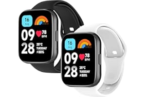 WD&CD 2 szt. Pasek kompatybilny z Xiaomi Redmi Watch 3 Active, wymienna bransoletka silikonowa sportowa