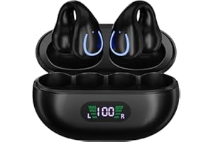 Ebksqs Écouteur Traducteur AI Instantané, 138 Langues Oreillette Bluetooth sans Fil avec Application Bit Smart, Traduction Vocale en Temps Réel Noir
