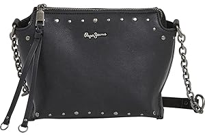 Pepe Jeans Edith Moon, Bolsa para Mujer, Negro (Black), Talla única