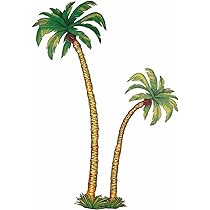 Support De Canette Gonflable En Forme De Palmier – 30 Cm De Haut, Idéal Pour Fêtes, Piscine, Plage – Accessoire Fun Et Pratique