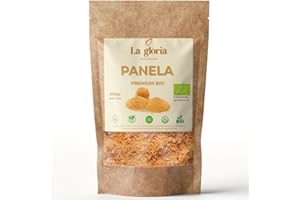 LA GLORIA MEDITERRÁNEA Panela Ecológica 100% Bio de Caña de Azúcar 100% Colombiana | 500g | Sin Refinar, Natural y Ecológica – Rica en Minerales y Antioxidantes – Ideal para Café, Postres y Cocina Saludable