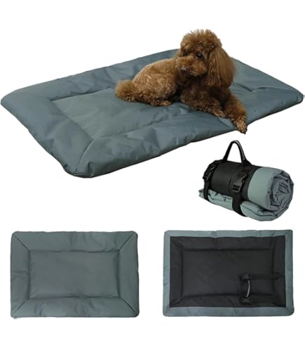 Tappetino Impermeabile Per Cani 100x70cm - Pieghevole - Tessuto Oxford - Per Interni Ed Esterni - Foto 6