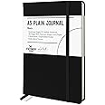 STATIONERY ISLAND A5 Unlined Notebook,Plain Notebook Hardcover with 120gsm Premium Thick Paper, 180 Pages Hardback Blank Notebook for Writing, Working, Study, Planning, Diary, Journaling