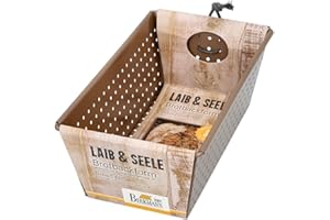 RBV BIRKMANN Birkmann, Pagnotta & Anima, teglia per pane perforato, 20 cm, teglia per pane piccolo, in acciaio al carbonio bronzo, con rivestimento antiaderente e ricette, 210509