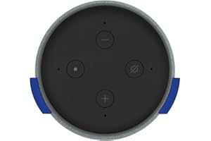 fossi3D Supporto da parete per Amazon Echo 3° generazione altoparlante intelligente con supporto Alexa Speaker Accessori Supporto Wall Mount Clip 7 Blu