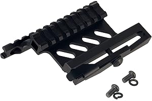 ToopMount AK Doble Carril Lateral AK74 Montaje de Alcance de Carril Picatinny Rail Scope Mount Side Rail AK Montaje de rieles Dobles de Metal táctico