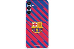 LA CASA DE LAS CARCASAS Funda para Samsung Galaxy A15 5G del FC Barcelona BarÇa Escudo tansparente para Proteger tu móvil. Capa de Silicona Flexible con Licencia Oficial FC Barcelona