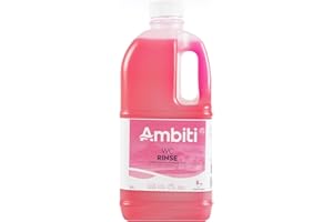Ambiti | WC Rinse | Líquido para Cisterna de Inodoros Portátiles y Cassettes | Limpieza e Higiene | Desinfecta y Perfuma en Cada Descarga | Camper,Autocaravana,Caravana y Barco | Piña Colada |2 Litros