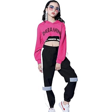 Freebily Artistiek gymnastiekpak voor meisjes, crop top voor dans, jazz