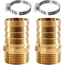 Giunto Barb NPT Raccordo A T In Ottone 1/8" - Per Tubi Carburante, Gas, Acqua, Aria, Con Filettatura NPT, Barb Raccordo Barb 1/8 Ottone