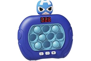 WORDS AND DEEDS Pop it electrónico Quick Push Burbujas Juego Consola Nuevo Modelo Pop it electrónico con Pantalla Juguetes sensoriales y mágicos (WST-Capitan)