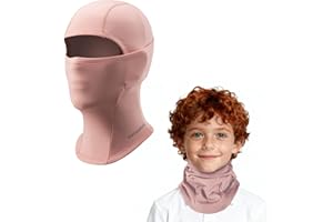 ROCKBROS Kinder Sturmhaube Winter Balaclava Warm Thermo Gesichtshaube Skimaske für Outdoor Sports Radfahren, Skifahren, Laufen Mädchen/Jungen