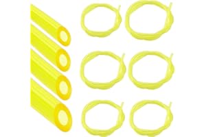 SMOMEND 6pcs Mangueras De Combustible 1.3m, Anguera De Gasolina 2*3.5mm, 2.5*5mm, 3*5mm, 3*6mm, Manguera Combustible, Tubo Gasolina, Diversos Tamaños, Para Motosierras, Sopladores, Lavadoras A Presión