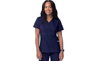 Sivvan Scrubs for Women - Mock Wrap Scrub Top