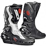 Botas Moto Sidi Vertigo Evo Negro-Blanco (Eu 40 / Us 7 , Negro)