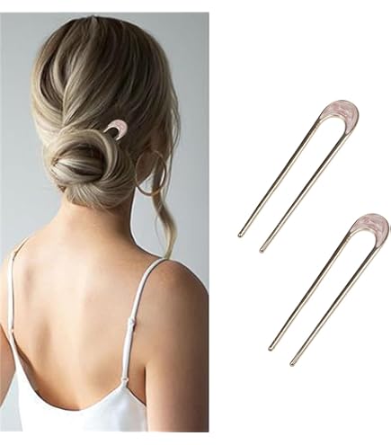 Buy Hand Carved Crescent Moon Hair Fork For Women, Crescent Moon