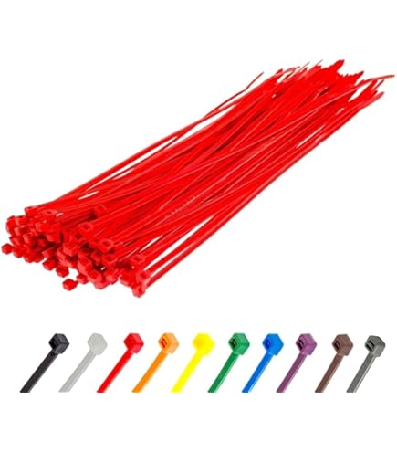 Gocableties Small Purple Cable Ties, 100mm X 2.5mm, Pack Of 100, 4" Premium Nylon Zip Ties, Plastic Tie Wraps, Secure Self-Locking Mechanism, For Home, Garden, Office And DIY - View #2