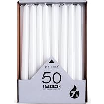 Candele Rosse Candele A Bastoncino Pajoma - 25cm, 7 Ore Di Durata
