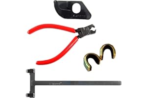 Cartel Archery Bow Tuning Kit including Bow Square, RH Arrow Rest, Nock Point Pliers and Medium Nock Points