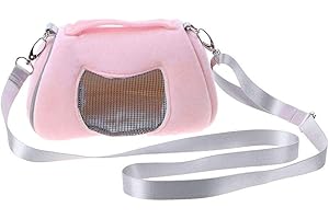 Petyoung Marsupio per criceti Zaino da Viaggio Portatile Marsupio Traspirante per Borsa per Piccoli Animali Riccio aliante dello Zucchero cincillà porcellino d'India e Scoiattolo