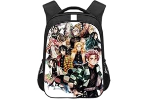 Bonamana Demon Slayer School Backpack Travel Rucksacks Book Bags School for Teenagers/Adults/Middle-aged People