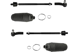 VARIOUS 2x Spurstange: 2x Spurstangenkopf 2x Axialgelenk Lenkmanschette Vorderachse links rechts