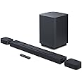 JBL Bar 1000 Pro, 11.1 (7.1.4) Channel Truly Wireless Soundbar with True Dolby Atmos®, DTS:X, and MultiBeam™ Surround Sound, 10” Down-Firing Wireless Subwoofer, HDMI eARC, BT,WiFi,Alexa, One App(880W)