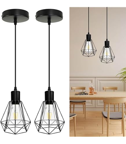 Moderner Metall Lampenschirm Mit Hohldesign – Minimalistischer Hängelampenschirm Aus Eisen, E26/E27, Schwarz, Für Büro & Restaurant Einfache Montage