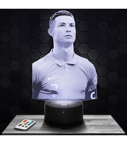 Lampada 3D Ologramma Musica, Luce Notturna LED Tattile, Regalo Originale Per Natale E Compleanno, Decorazione Camera
