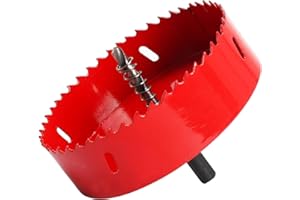 Minnhua Sierra de campana, 120 mm, M42 HSS Bi-Metal Sierra de Corona Broca para agujeros redondos para perforar agujeros en chapa fina, perfiles de aluminio, PVC y otros materiales (120 mm)