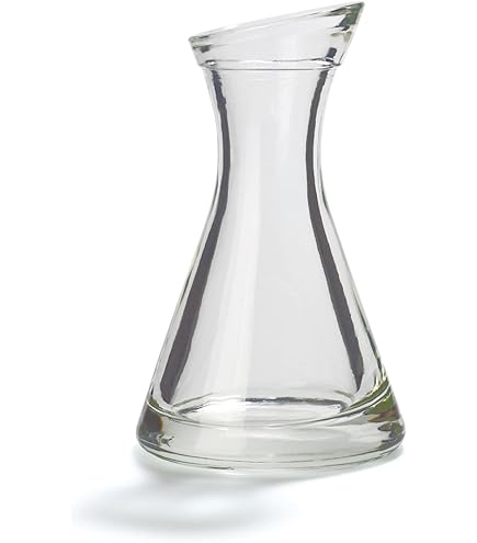 Stölzle Lausitz Schräghals One for All Karaf 125 ml – Handgemaakte kristallen karaf voor water sap melk en wijn – Mondgeblazen elegant ontwerp – Vaatwasmachinebestendig – Made in Germany