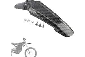 WRUIOY Electric Motorcycle Front Fenders for Sur Ron Sur-Ron Surron Light Bee S/X Electric Dirt Bike Mudguard (Carbon Fiber Pattern)