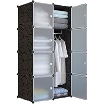 Armadio Modulare Per Bambini XOKOTAKI - 16 Moduli, 140x140 Cm, Con Ante A Tema Animali, Facile Da Montare - Foto 8