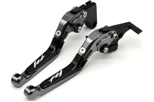 YANG HUA Leve per freno e frizione in alluminio, lavorate a macchina a controllo numerico, allungabili e pieghevoli, per Yamaha FZ1 FAZER, 2006-2013