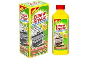 HICOLLECTIONS Lot de 2 kits de nettoyage pour four à graisse pour coude + gants en caoutchouc super résistants Taille M