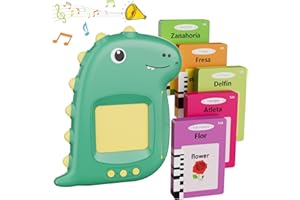 Flashcards Parlanti [112 Fogli 224 Parole], Electight Macchina per Schede Educazione Prescolare per Bambini 3-6 Anni, Imparare a Parlare, Giocattolo Educativo, Maggiore Interazione (Italiano)